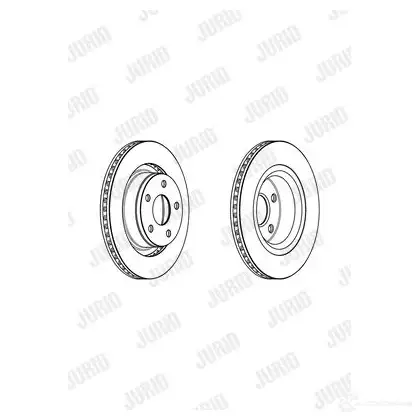 Тормозной диск JURID LKIUVML 562952jc1 570055 5629 52JC-1 изображение 0