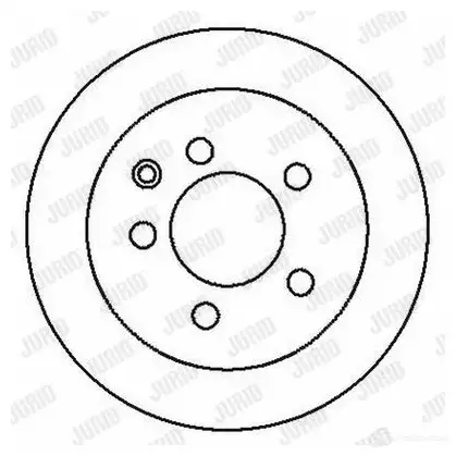 Тормозной диск JURID 562280J 562280j 562 280 569326 изображение 0