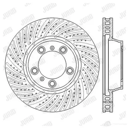 Тормозной диск JURID 5 62586 562586jc 569728 562586JC изображение 0