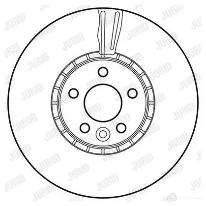 Тормозной диск JURID 562672 JC Y6EMT 569812 562672jc изображение 1
