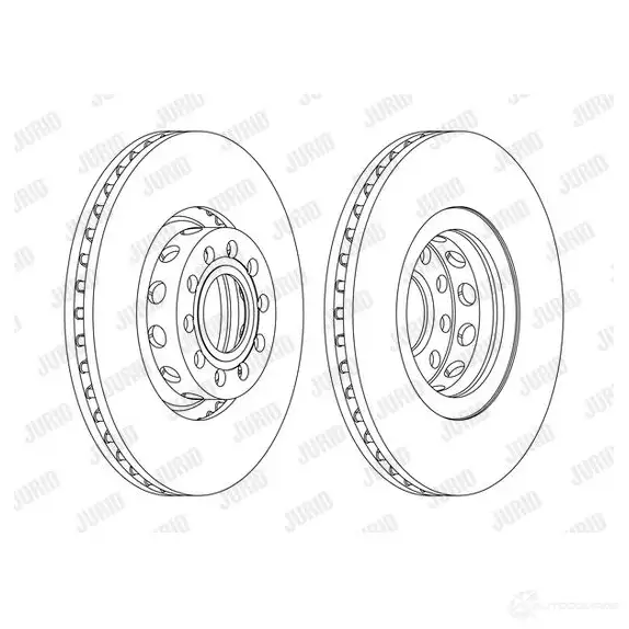 Тормозной диск JURID 1425088415 56 2002JC 562002jc1 EYDFC3 изображение 0