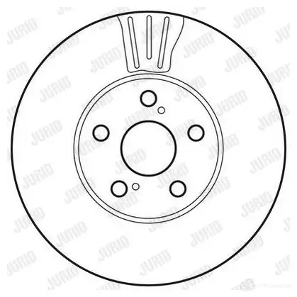Тормозной диск JURID 569824 562683jc 56 2683JC J95DR изображение 0