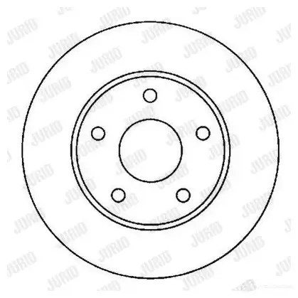 Тормозной диск JURID 561950jc 561950JC 568796 561 950J изображение 0