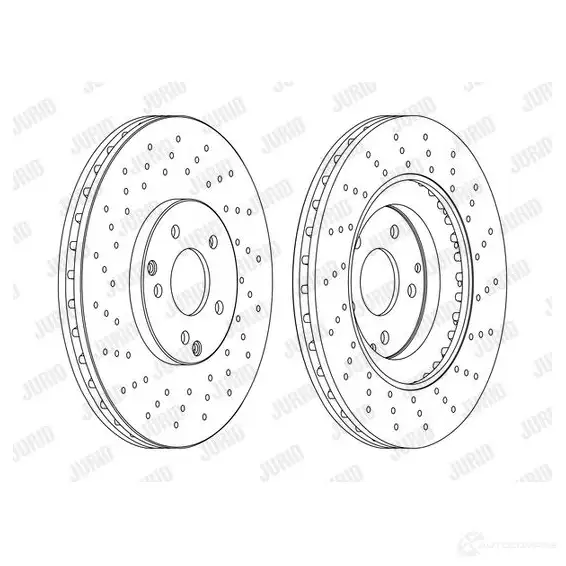 Тормозной диск JURID 562354jc 562354JC 562 354J 569438 изображение 0