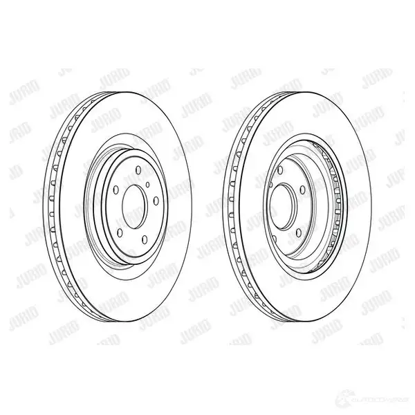 Тормозной диск JURID DD9GVV5 563195jc1 56 3195JC-1 1425085186 изображение 0