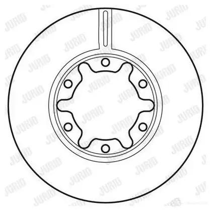 Тормозной диск JURID 569945 562809jc 56280 9JC NL0MN8N изображение 2
