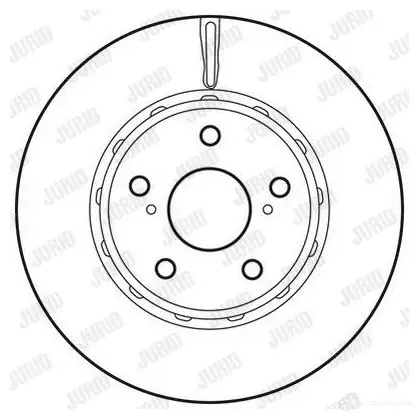 Тормозной диск JURID 562729jc 5627 29JC 569869 XMCMZC изображение 0