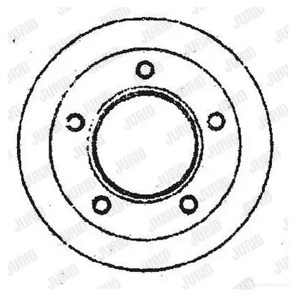 Тормозной диск JURID 561877j 561 877 561877J 568778 изображение 0
