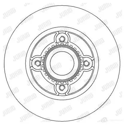 Тормозной диск JURID AWCY4Y 562367 JC 562367jc 569459 изображение 0