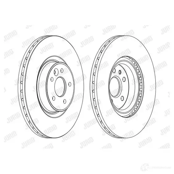 Тормозной диск JURID 562652 JC 972R51 562652jc 569792 - Изображение 1