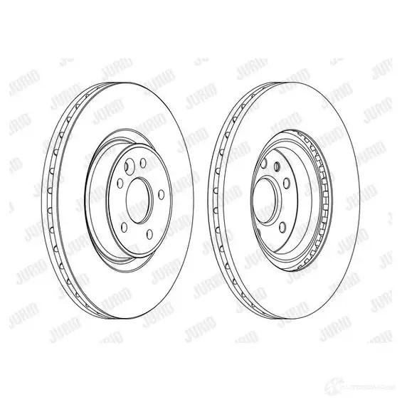 Тормозной диск JURID 562652 JC 972R51 562652jc 569792 изображение 0