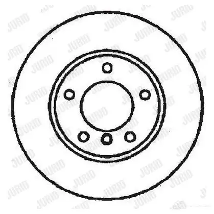 Тормозной диск JURID 568289 561362j 561362J 561 362 изображение 0