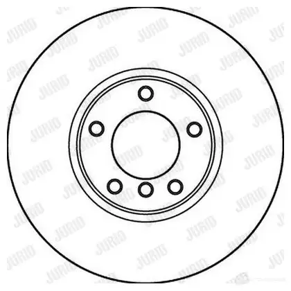 Тормозной диск JURID 562384jc 562384JC 562 384J 569484 изображение 0