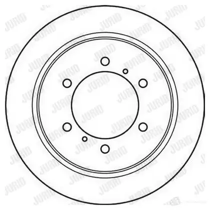Тормозной диск JURID 569475 562380j 562380J 56 2380 изображение 0