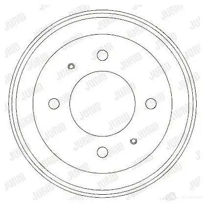 Тормозной барабан JURID 329321 329321j 1 00678 567357 изображение 0