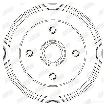 Тормозной барабан JURID 1 00476 567366 329330 329330j