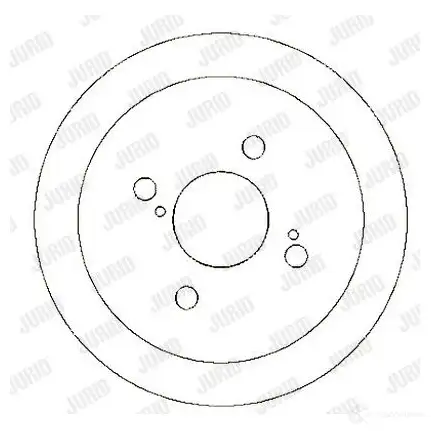Тормозной барабан JURID 10 0435 329257 329257j 567293 изображение 0