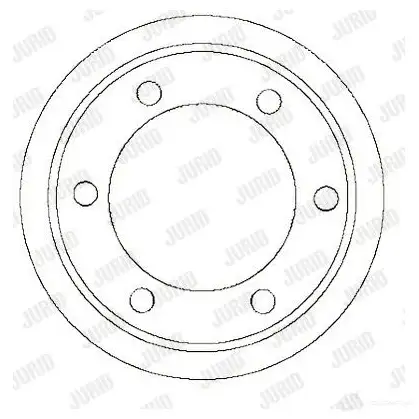 Тормозной барабан JURID 329252 100 890 567289 329252j изображение 0