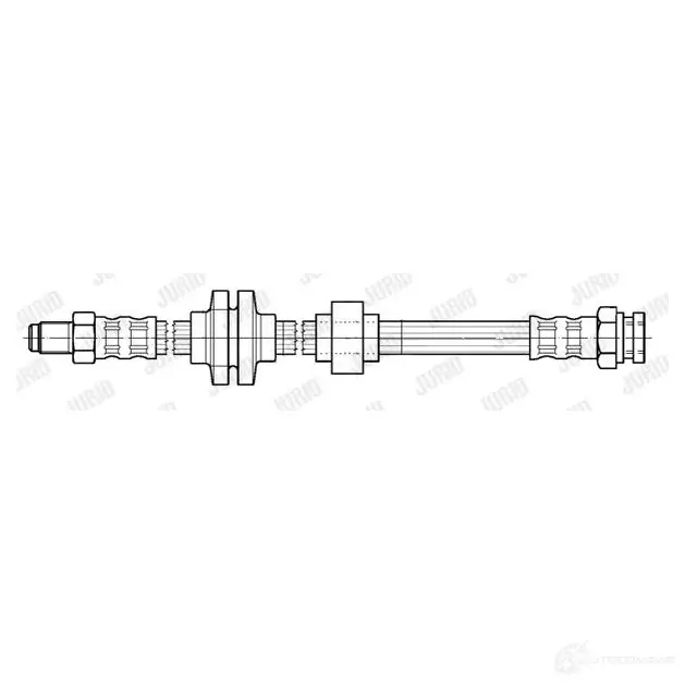 Тормозной шланг JURID 172496j 1208816895 X PDU3 4044197884605