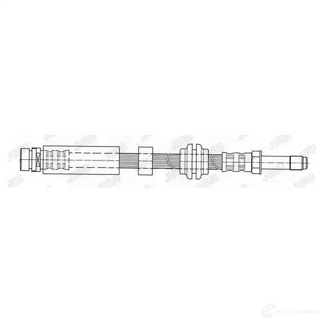 Тормозной шланг JURID 172048j D6DPR K 1208816085 4044197884100