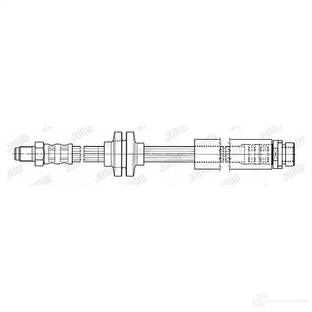 Тормозной шланг JURID 4044197889730 1208818495 172906j THOF73 5