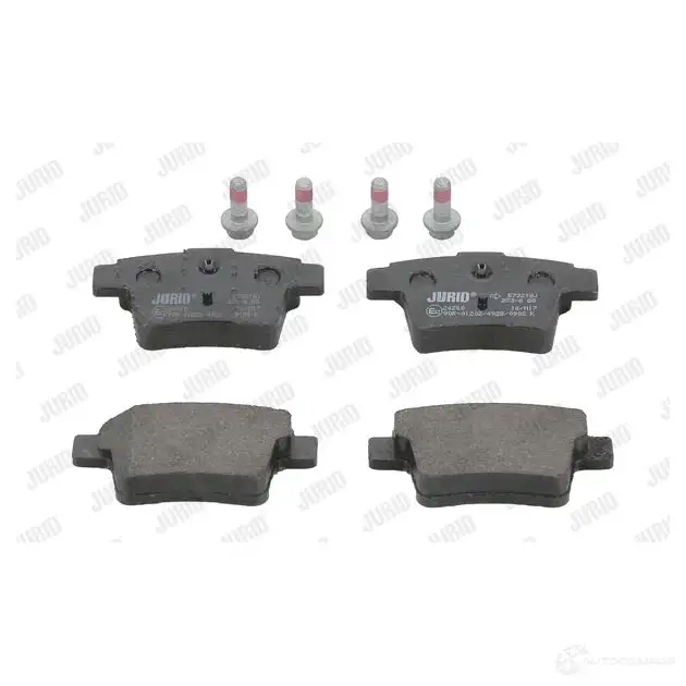 Тормозные колодки, комплект JURID 571878 573218j 242 60 573218 - Изображение 1