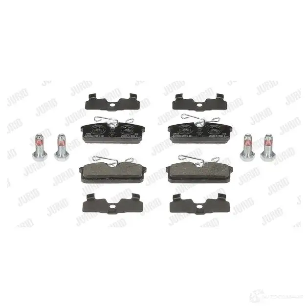 Тормозные колодки, комплект JURID 573452j 572186 573452J 25 595