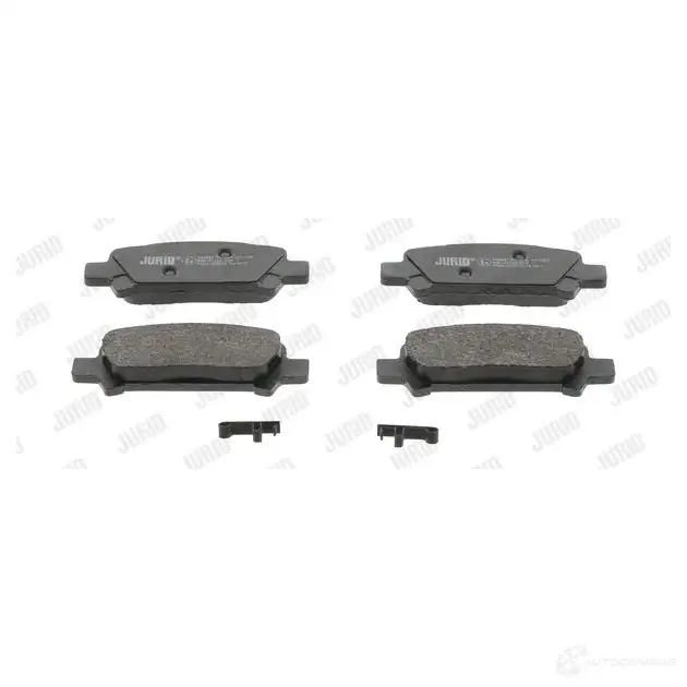 Тормозные колодки, комплект JURID 235 72 572424j 571334 572424 - Изображение 1