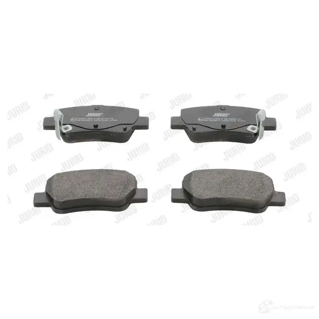 Тормозные колодки, комплект JURID 571519 572627j 572 627 ECOT8 - Изображение 1