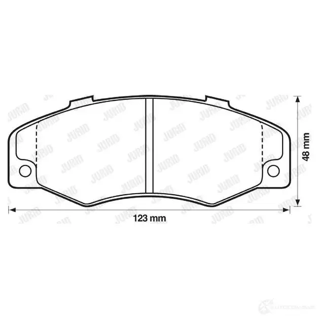 Тормозные колодки, комплект JURID 571339j 570514 571339 21 087