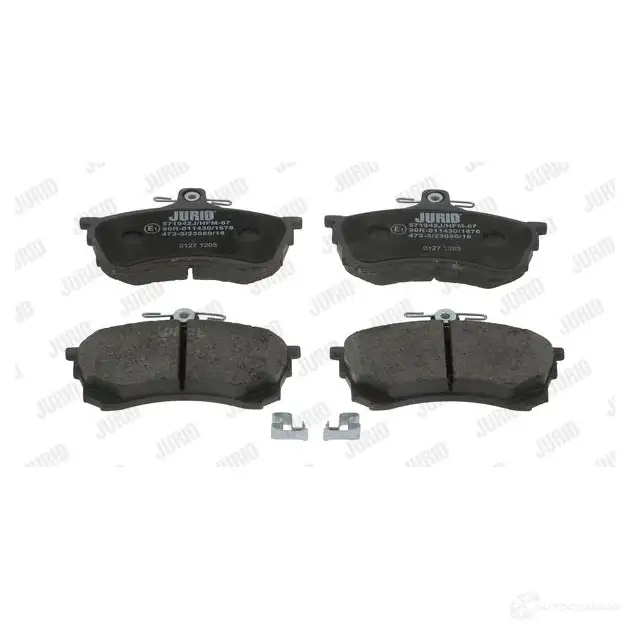 Тормозные колодки, комплект JURID 571942j 570990 571942 230 80 - Изображение 1