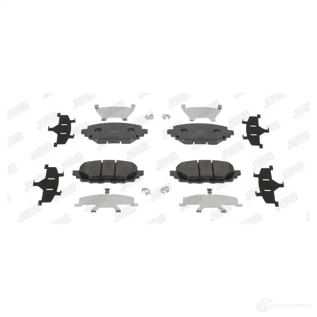 Тормозные колодки, комплект JURID 573677j 4044197973903 1425004977 A0 PAB изображение 0