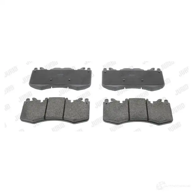 Тормозные колодки, комплект JURID 573343j 73QV09A 5733 43 572070 - Изображение 1