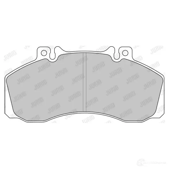 Тормозные колодки, комплект JURID 2 9835 2983509560 567086 X2JS9IZ изображение 0