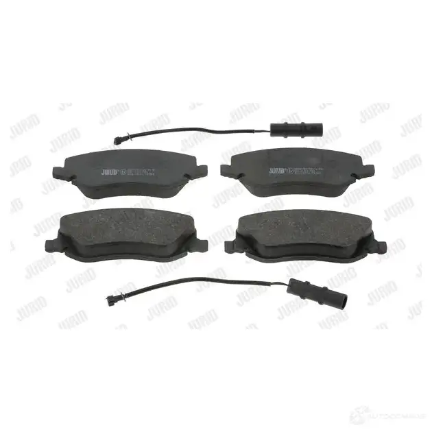 Тормозные колодки, комплект JURID 573116j 573116 2 3761 571704 - Изображение 1