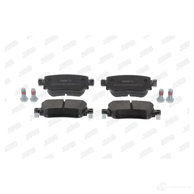 Тормозные колодки, комплект JURID PD6BK9H 573603j 251 09:25110 572204 изображение 2