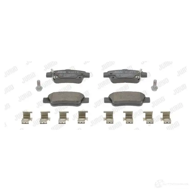 Тормозные колодки, комплект JURID R8BFA 3 571497 572606jc 3306437220514 изображение 1