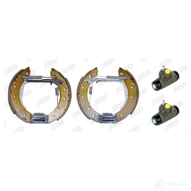 Барабанные тормозные колодки, комплект JURID QM80U 381337j 381 337J 567873