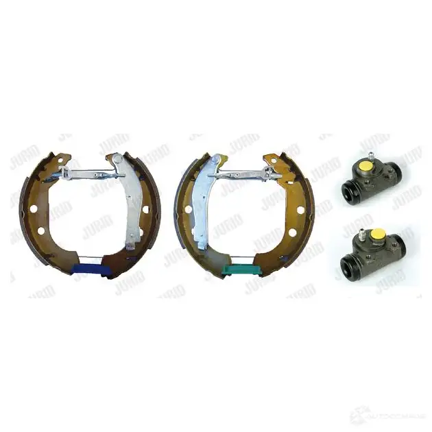 Барабанные тормозные колодки, комплект JURID 567835 381054j 381054 J RFED0F