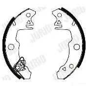 Барабанные тормозные колодки, комплект JURID 361133j 567459 V93MS 3611 33