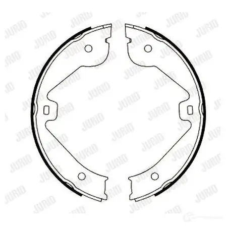 Тормозные колодки ручника, комплект JURID 362440j 36244 0 567745 9L3SP7