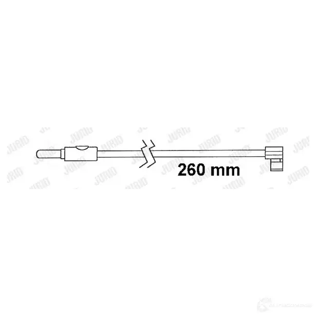 Датчик износа тормозных колодок JURID 4060426204518 1424457995 587055 LP 7YU