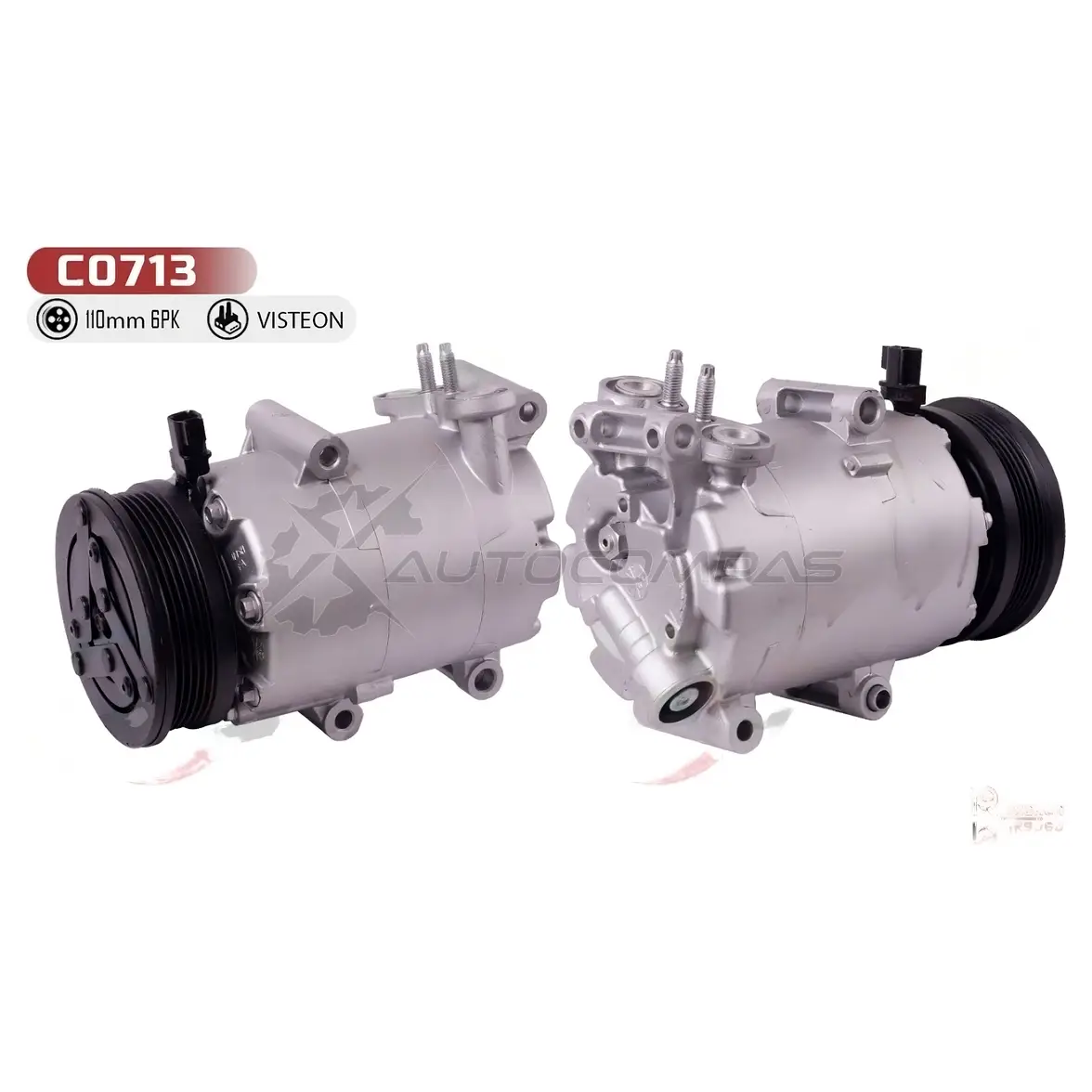 Компрессор кондиционера восстановленный Форд Фокус 3 (FORD FOCUS III) 1,6Ti 12- 6PK REIKANEN C0713 UD4T9 J 1441154025