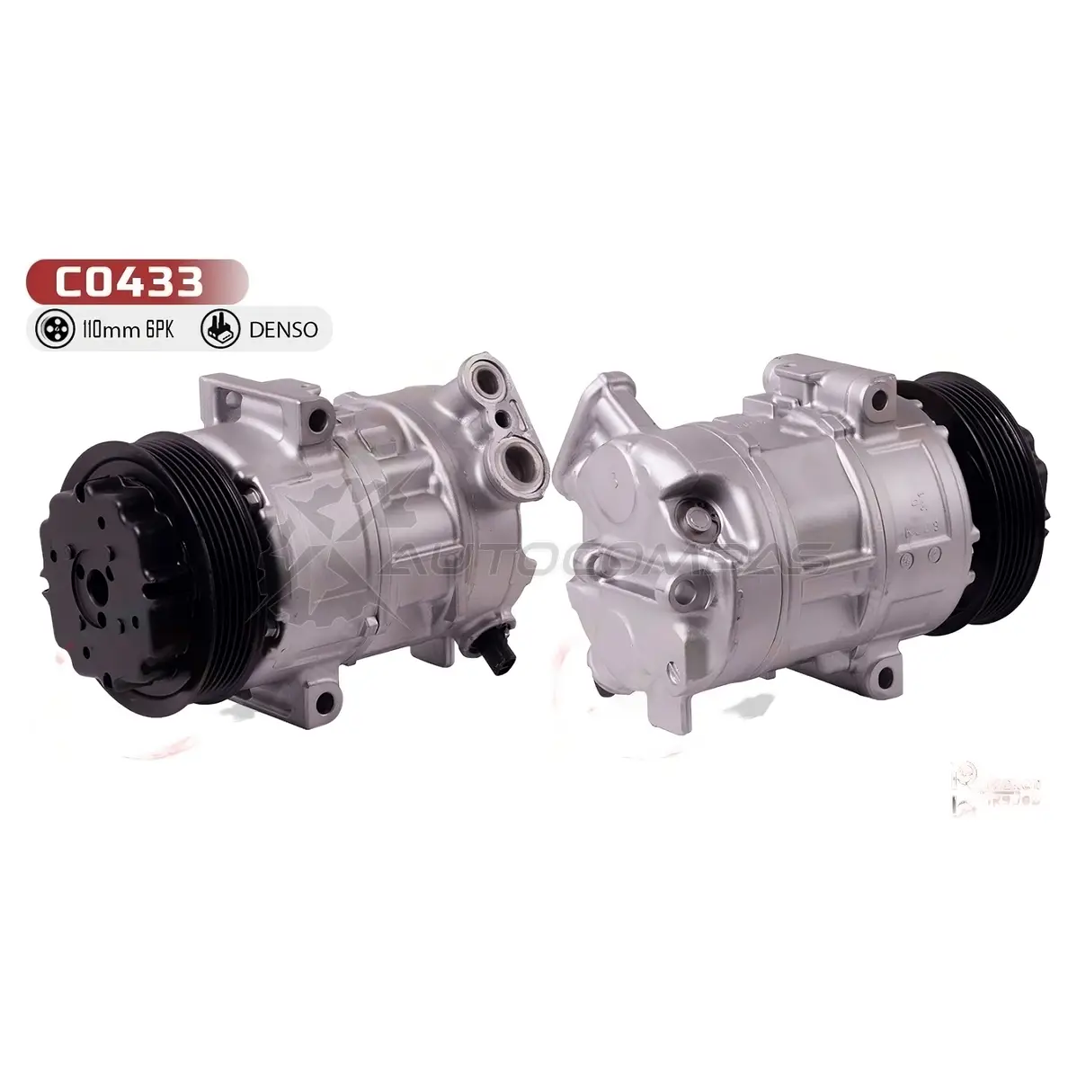 Компрессор кондиционера восстановленный Опель Корса (OPEL CORSA) D 1.3CDTI 06-14 REIKANEN C0433 5A20G L3 1441154376