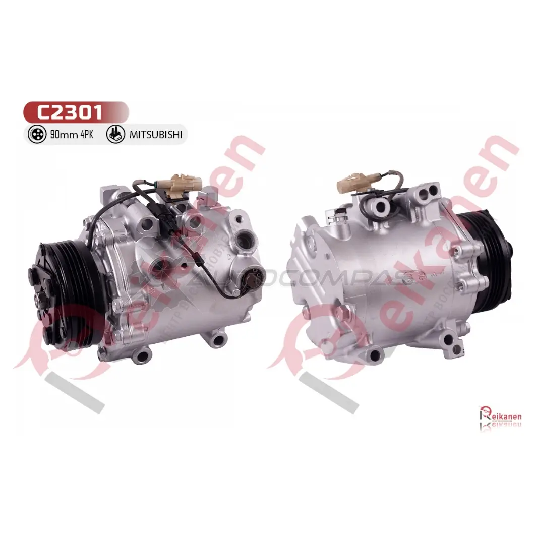 Компрессор кондиционера восстановленный Сузуки Свифт (SUZUKI SWIFT) / SX4 06-13 REIKANEN 1441154429 ML1Z D C2301