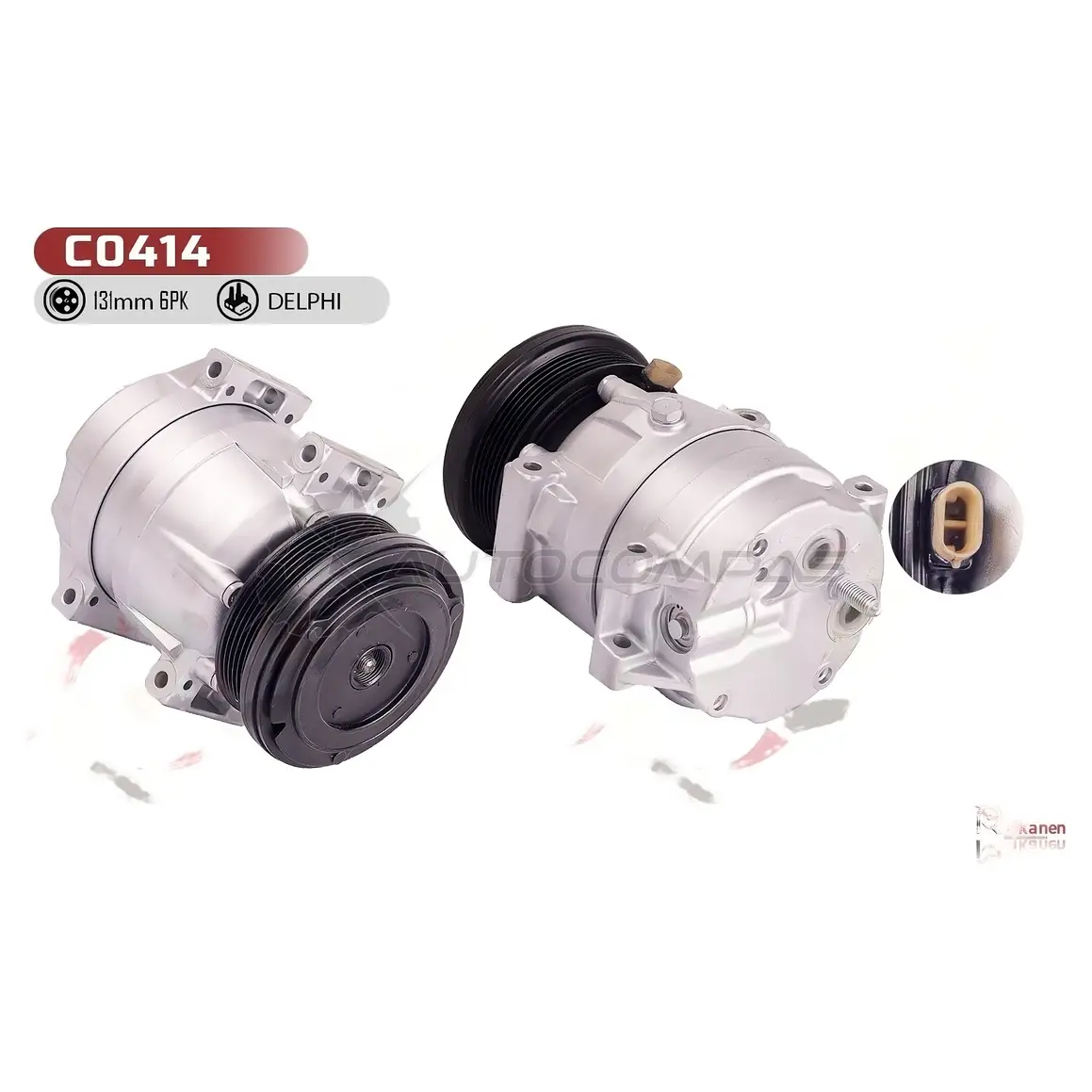 Компрессор кондиционера восстановленный Шевроле Эпика (CHEVROLET EPICA) 05- REIKANEN C0414 01PD 7 1436789060