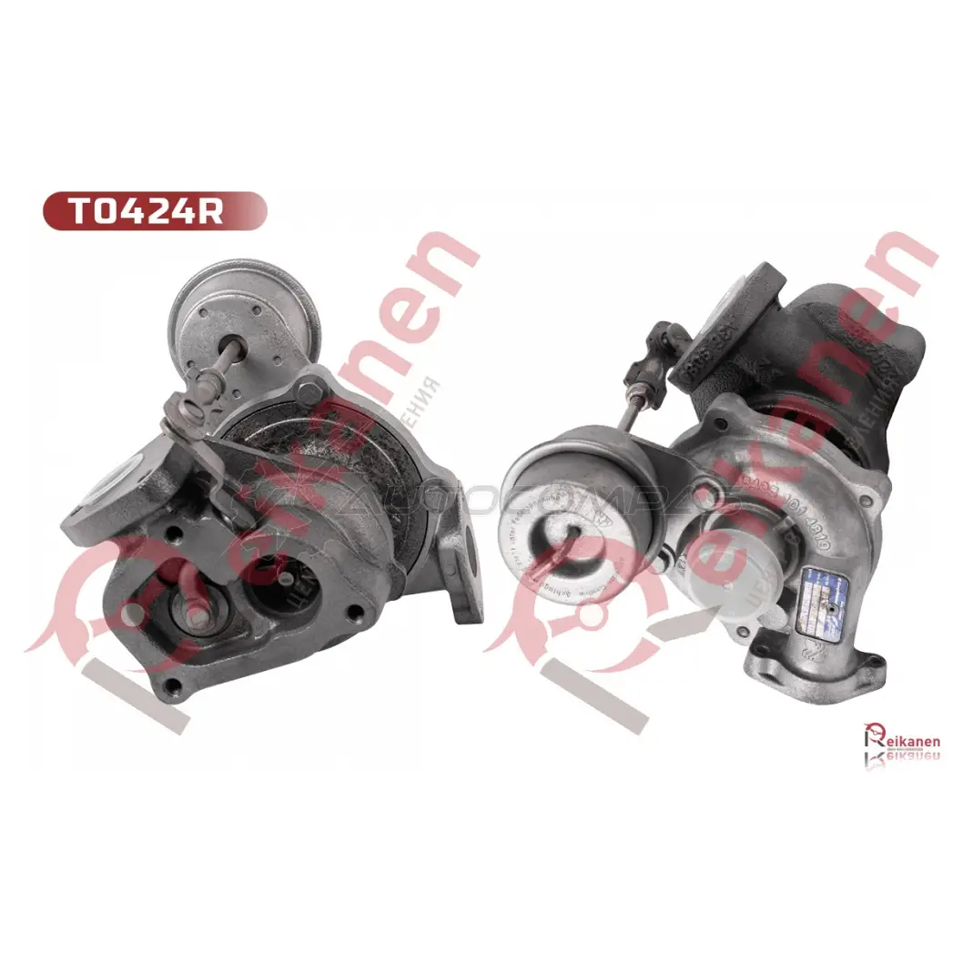 Турбина BORGWARNER восстановленный Опель Корса (OPEL CORSA) D 1.3CDTI 06-14 REIKANEN 6 Z166 1441155215 T0424R