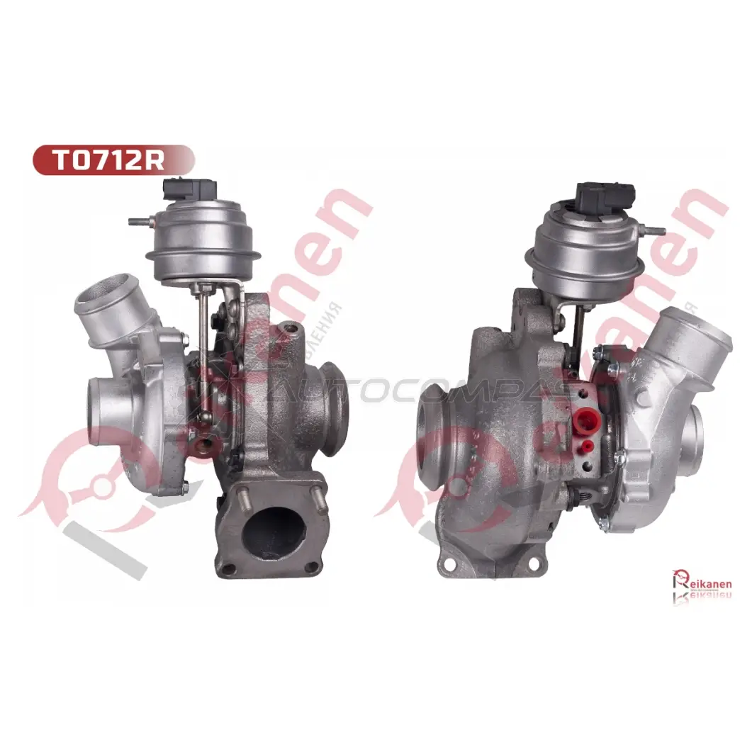 Турбина GARRETT восстановленный Форд Фокус (FORD FOCUS) / Мондео (MONDEO) 2.0TDCi 07- [150/163л.с.] REIKANEN T0712R 1436791540 QIL4 4