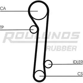 Комплект ремня ГРМ ROULUNDS RUBBER RR1037K1 1054723 RR1 037 9WEY691 изображение 0