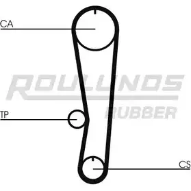 Комплект ремня ГРМ ROULUNDS RUBBER R R1195 JV4XWLK RR1195K1 1055020